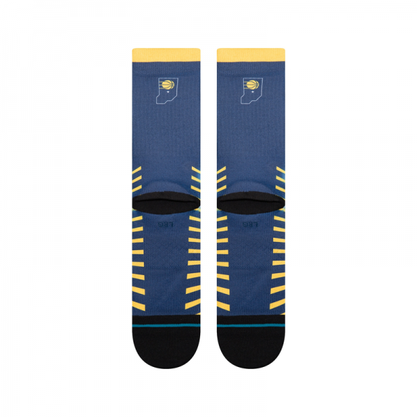 Indiana Pacers Stance 2025/26 Statement Edition Crew Socks