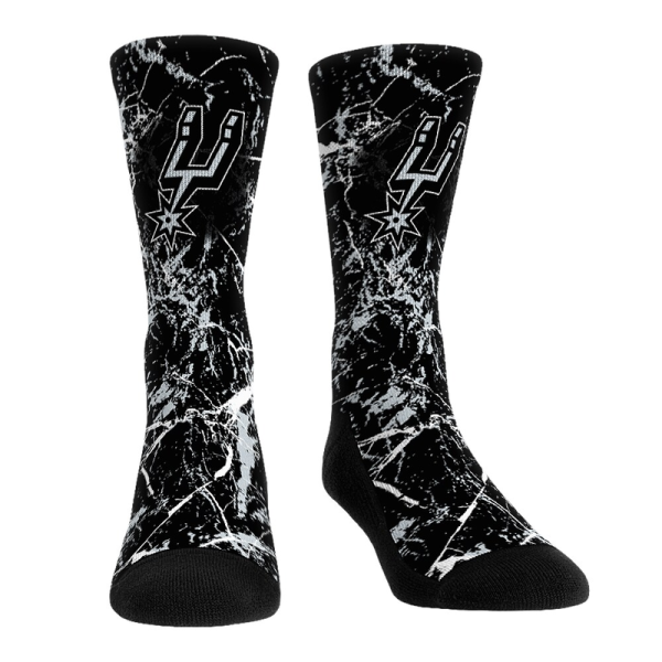 Unisex San Antonio Spurs Rock Em Socks Number 1 Dad 2-Pack Crew Socks