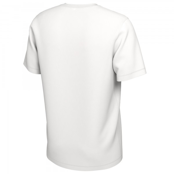 Unisex Miami Heat Nike White 2025 NBA Playoffs On-Court Mantra T-Shirt