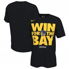 Unisex Golden State Warriors Nike Black 2025 NBA Playoffs On-Court Mantra T-Shirt