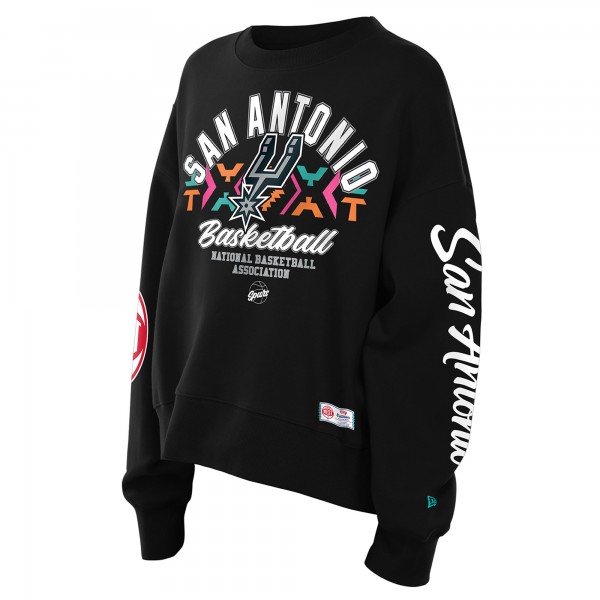 San Antonio Spurs New Era Wo2025/26 City Edition Sweatshirt - Black