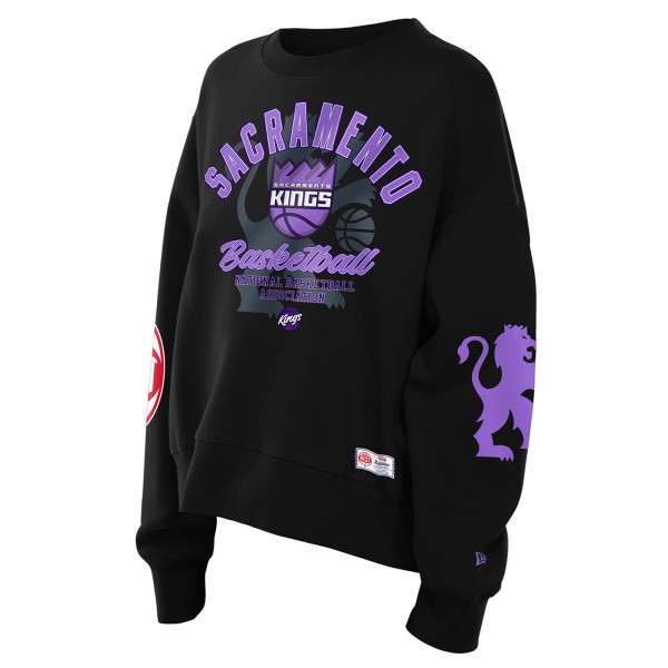 Sacramento Kings New Era Wo2025/26 City Edition Sweatshirt - Black