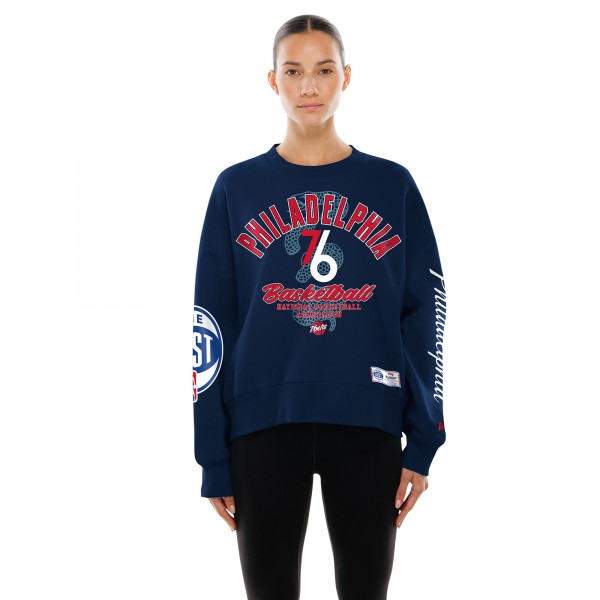 Philadelphia 76ers New Era Wo2025/26 City Edition Sweatshirt - Navy