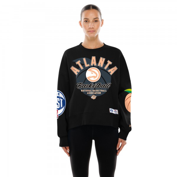 Atlanta Hawks New Era Wo2025/26 City Edition Sweatshirt - Black