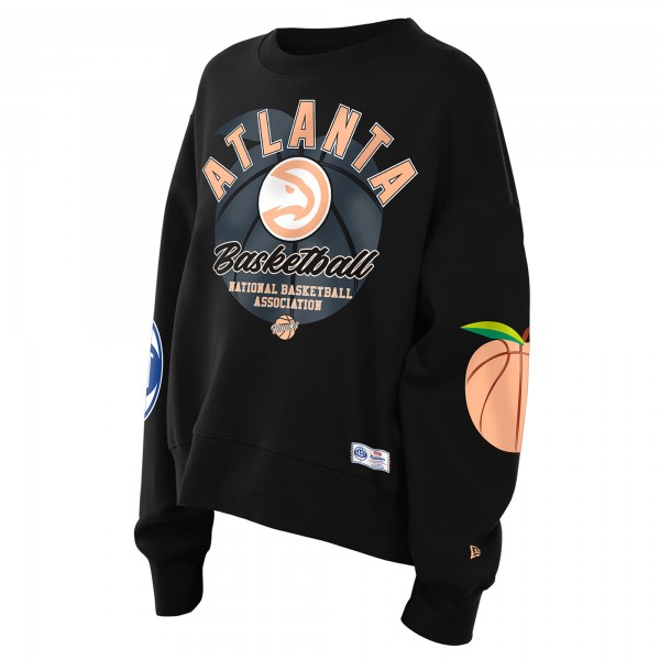 Atlanta Hawks New Era Wo2025/26 City Edition Sweatshirt - Black