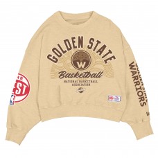 Golden State Warriors New Era Wo2025/26 City Edition Sweatshirt - Tan