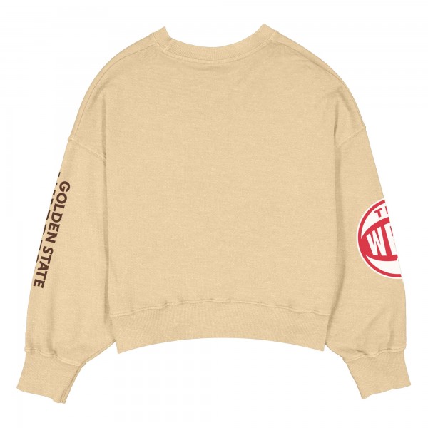 Golden State Warriors New Era Wo2025/26 City Edition Sweatshirt - Tan