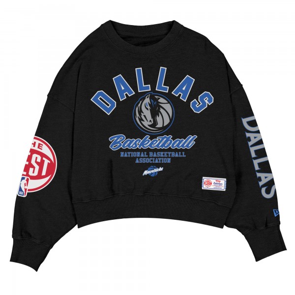 Dallas Mavericks New Era Wo2025/26 City Edition Sweatshirt - Black