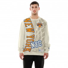 New York Knicks New Era 2025/26 City Edition Sweatshirt - Tan