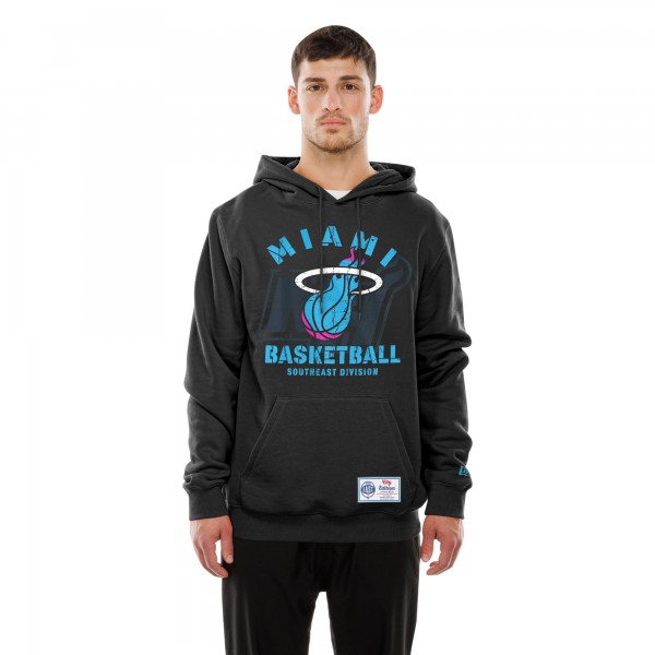Miami Heat New Era 2025/26 City Edition Fleece Hoodie - Black