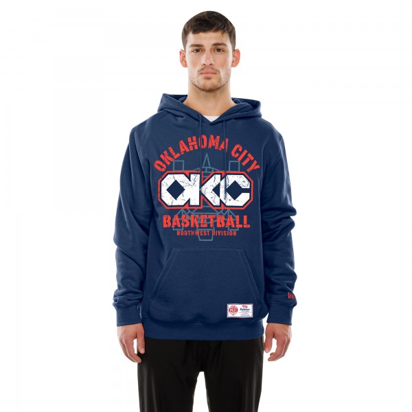 Oklahoma City Thunder New Era 2025/26 City Edition Fleece Hoodie - Blue