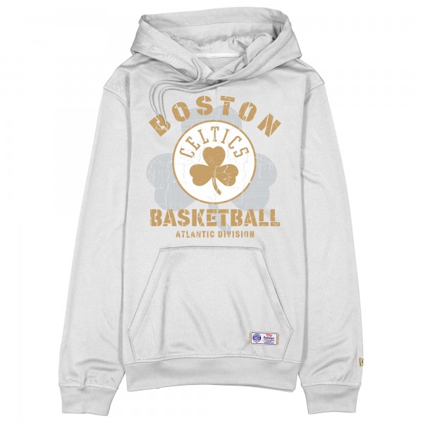 Boston Celtics New Era 2025/26 City Edition Fleece Hoodie - White