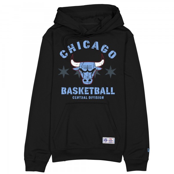 Chicago Bulls New Era Black 2025/26 City Edition Fleece Hoodie