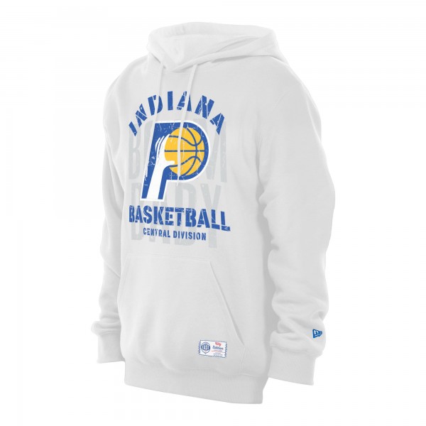 Indiana Pacers New Era 2025/26 City Edition Fleece Hoodie - White