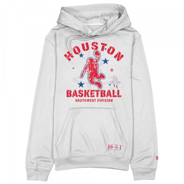 Houston Rockets New Era 2025/26 City Edition Fleece Hoodie - White