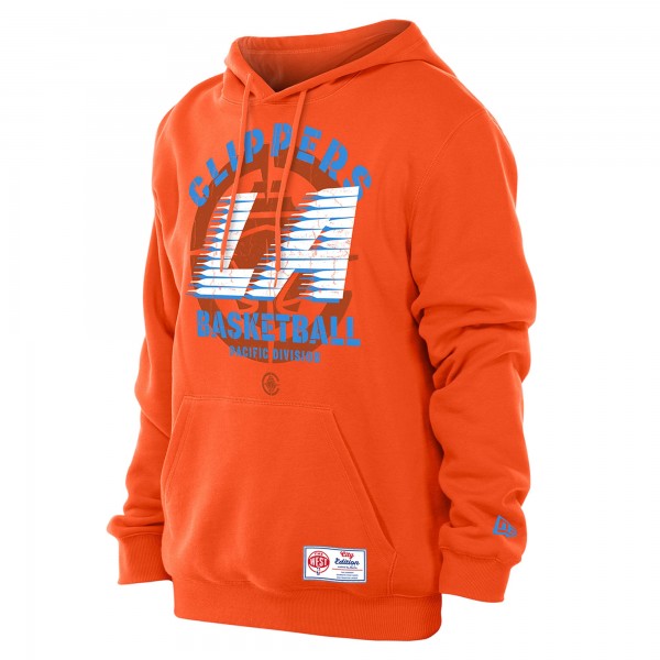 LA Clippers New Era 2025/26 City Edition Fleece Hoodie - Orange