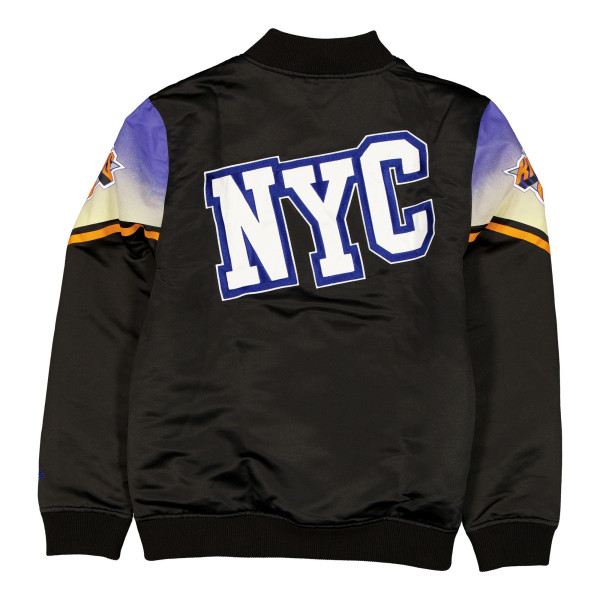 Куртка New York Knicks New Era Black 2025/26 City Edition Full-Snap Satin