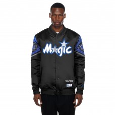 Orlando Magic New Era 2025/26 City Edition Full-Snap Satin Jacket - Black