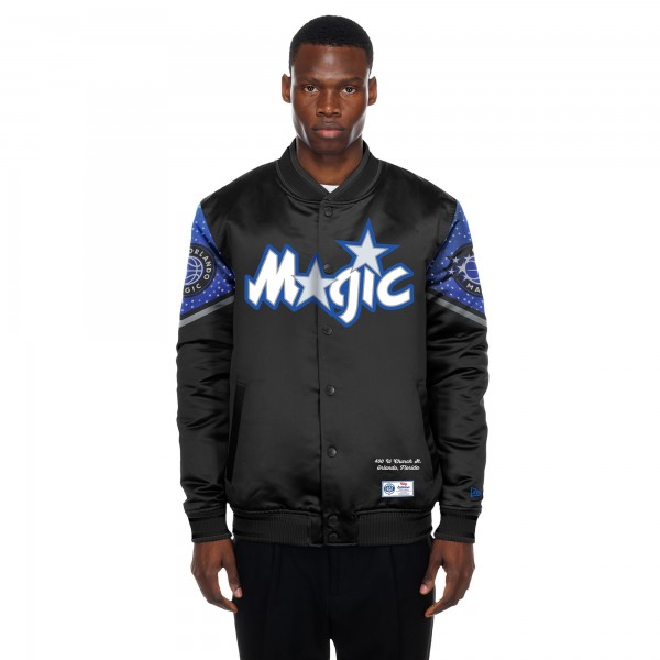 Куртка на кнопках Orlando Magic New Era 2025/26 City Edition Satin - Black