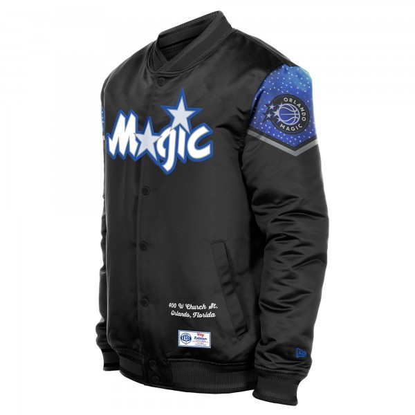 Куртка на кнопках Orlando Magic New Era 2025/26 City Edition Satin - Black