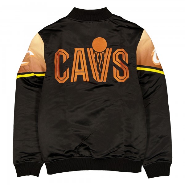 Куртка на кнопках Cleveland Cavaliers New Era 2025/26 City Edition Satin - Black