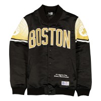 Куртка на кнопках Boston Celtics New Era 2025/26 City Edition Satin - Black