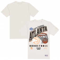 Atlanta Hawks New Era Cream Oversized City Edition Remix Vintage T-Shirt