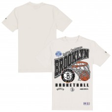 Brooklyn Nets New Era Cream Oversized City Edition Remix Vintage T-Shirt