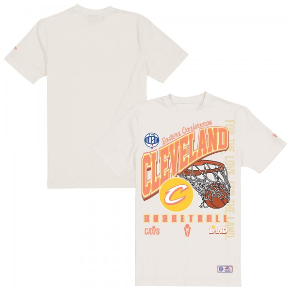 Cleveland Cavaliers New Era Cream Oversized City Edition Remix Vintage T-Shirt