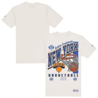 New York Knicks New Era Cream Oversized City Edition Remix Vintage T-Shirt