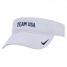 Team USA Nike Ace Performance Adjustable Visor - White