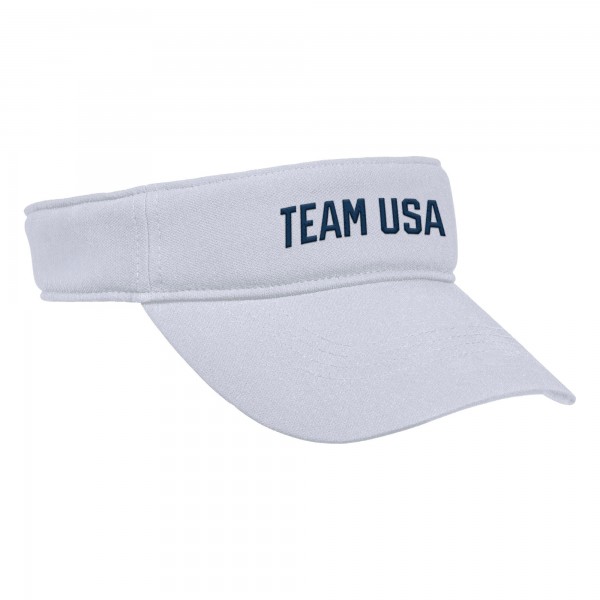 Team USA Nike Ace Performance Adjustable Visor - White