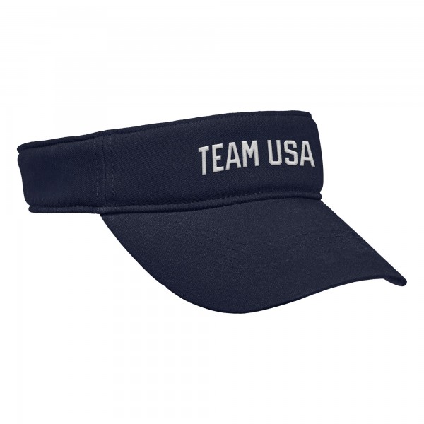 Team USA Nike Ace Performance Adjustable Visor - Navy