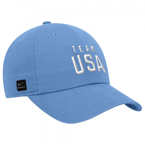 Бейсболка Team USA Nike Club - Light Blue