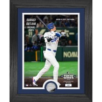 Los Angeles Dodgers Shohei Ohtani Highland Mint 2025 MLB World Tour: Tokyo Series 13 x 16 Home Run Silver Coin Photo Mint