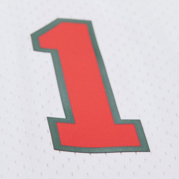 Джерси Milwaukee Bucks Oscar Robertson Mitchell & Ness White Hardwood Classics Swingman