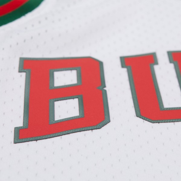 Джерси Milwaukee Bucks Oscar Robertson Mitchell & Ness White Hardwood Classics Swingman