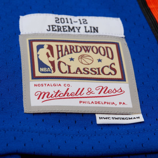Джерси Jeremy Lin New York Knicks Mitchell & Ness 2011/12 Swingman - Blue