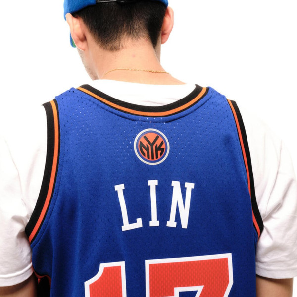 Джерси Jeremy Lin New York Knicks Mitchell & Ness 2011/12 Swingman - Blue