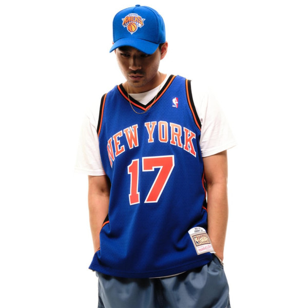 Джерси Jeremy Lin New York Knicks Mitchell & Ness 2011/12 Swingman - Blue