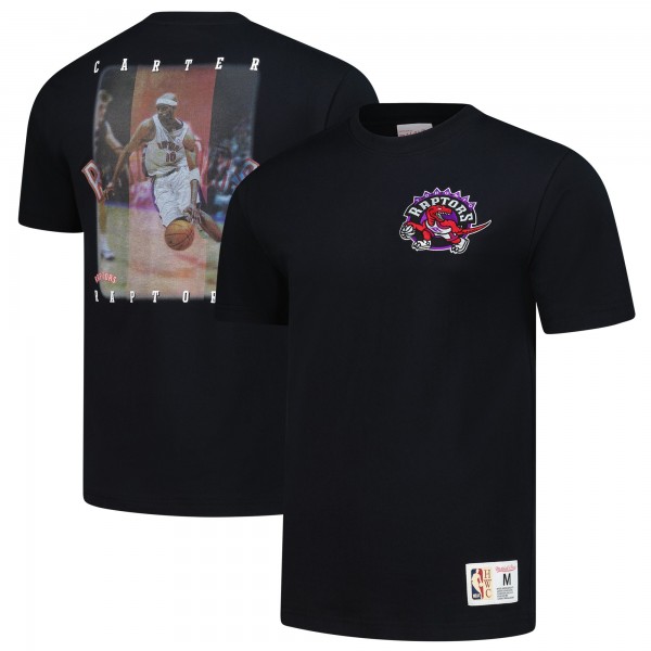 Toronto Raptors Vince Carter Mitchell & Ness Black Hardwood Classics NBA Legends T-Shirt