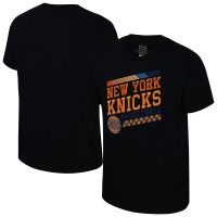 Stadium Essentials New York Knicks Unisex Black Drive to Win Tri-Blend T-Shirt
