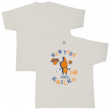 New York Knicks Stadium Essentials Cream Number One Oversized T-Shirt