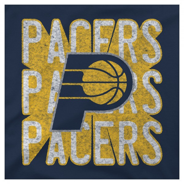 Unisex Indiana Pacers Stadium Essentials Navy Step Up T-Shirt