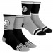 Unisex Brooklyn Nets Rock Em Socks 2-Pack Color Block Crew Socks Set