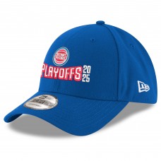 Бейсболка Detroit Pistons New Era Blue 2025 NBA Playoffs 9FORTY A-Frame M-Crown
