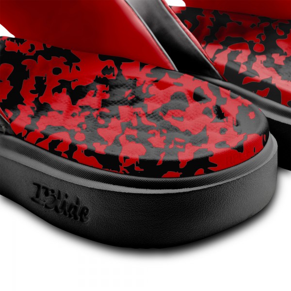 Unisex Chicago Bulls ISlide Multi-Color Motive Slide Sandals