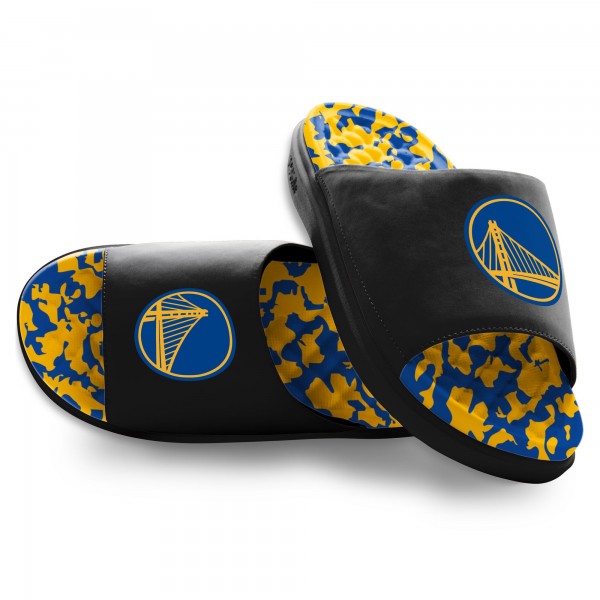 Unisex Golden State Warriors ISlide Multi-Color Motive Slide Sandals