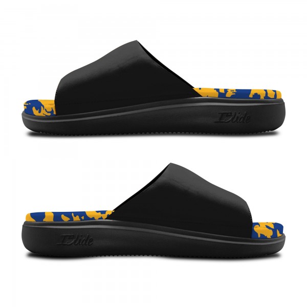 Unisex Golden State Warriors ISlide Multi-Color Motive Slide Sandals
