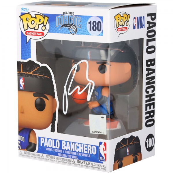 Paolo Banchero Orlando Magic Autographed Fanatics Authentic #180 Funko Pop! Vinyl Figurine